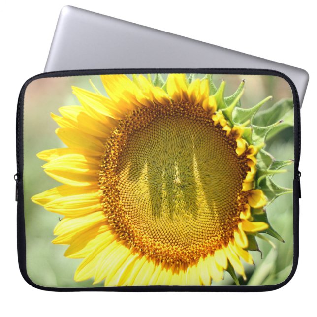 Capa Para Notebook Girassol amarelo (Frente)