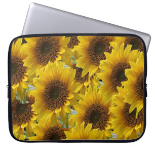 Capa Para Notebook Girassol floral da bolsa de laptop