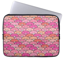 Capa Para Notebook Girly Funny Pig Pattern