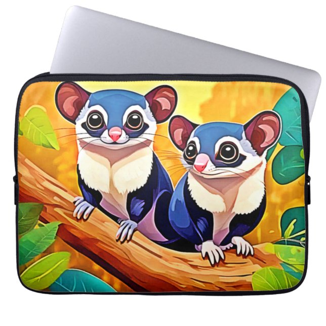 Capa Para Notebook Gliders de Açúcar Cúmulo (Frente)