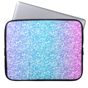 Capa Para Notebook Glitter Colorido E Grelhas