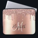 Capa Para Notebook Glitter Dourado rosa com tendência de monograma me<br><div class="desc">Este design pode ser personalizado na área fornecida pela alteração da foto e/ou do texto. Ou pode ser personalizado clicando em Personalizar este Modelo e, em seguida, escolhendo o clique para personalizar mais a opção e excluir ou alterar a cor do plano de fundo, adicionar texto, alterar a cor ou...</div>