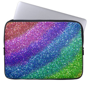 Capa Para Notebook Glitters Rainbow