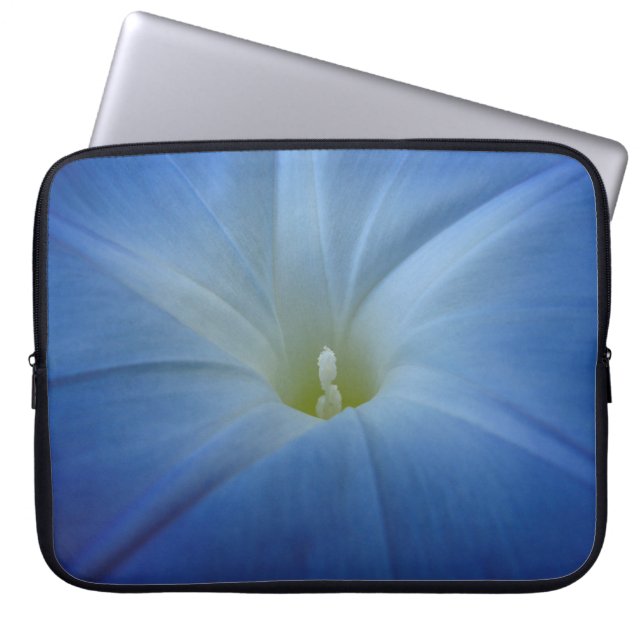 Capa Para Notebook Glória da Manhã Azul Celestial (Frente)