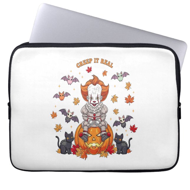 Capa Para Notebook Gnome Cute Pumpkin Halloween (Frente)