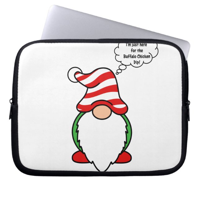 Capa Para Notebook Gnomo de galinha de búfalo (Frente)