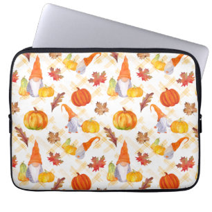 Capa Para Notebook Gnomos, Bompkins E Folhas De Água Caindo