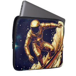 CAPA PARA NOTEBOOK GOLD ASTRONAUT