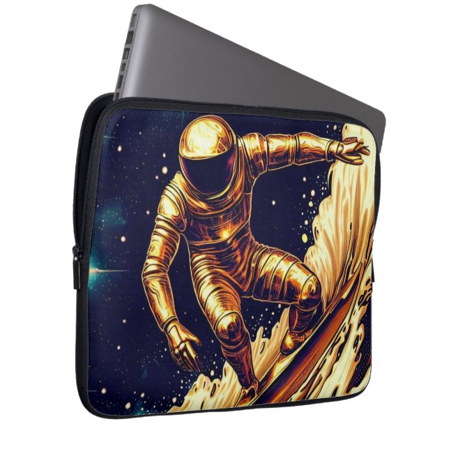 CAPA PARA NOTEBOOK GOLD ASTRONAUT (Frente Esquerda)