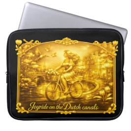 Capa Para Notebook GoldAmsterdam Abstrato Romântico Vintage StreetRid