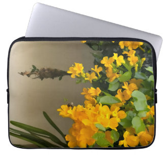 Capa Para Notebook Golden Blossom Beauty