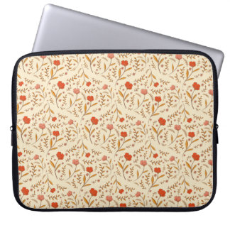Capa Para Notebook Golden Hour Study | Retro Ogee Floral