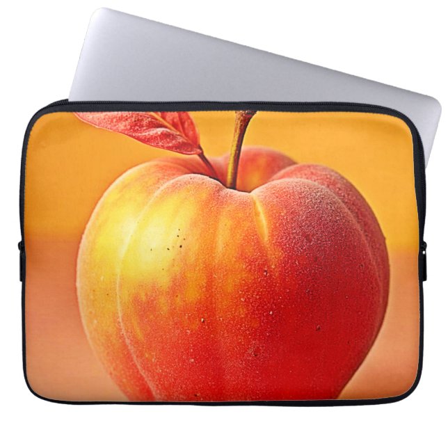 Capa Para Notebook Golden Peach Perfection Design (Frente)
