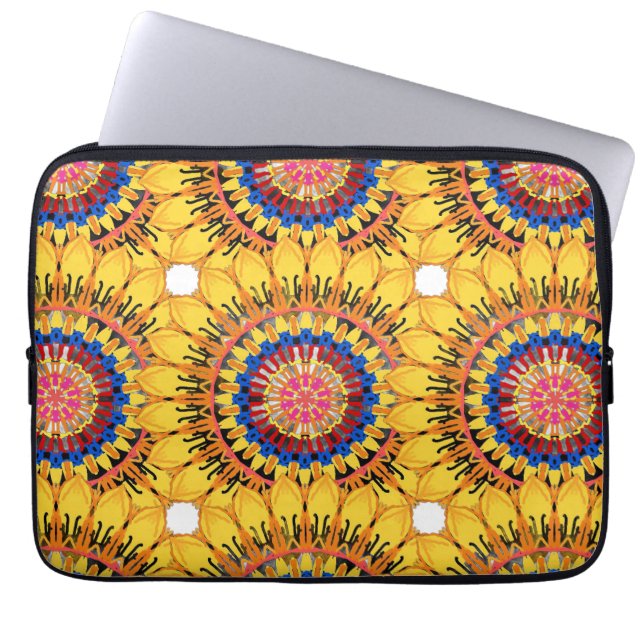 Capa Para Notebook Golden sunburst  (Frente)