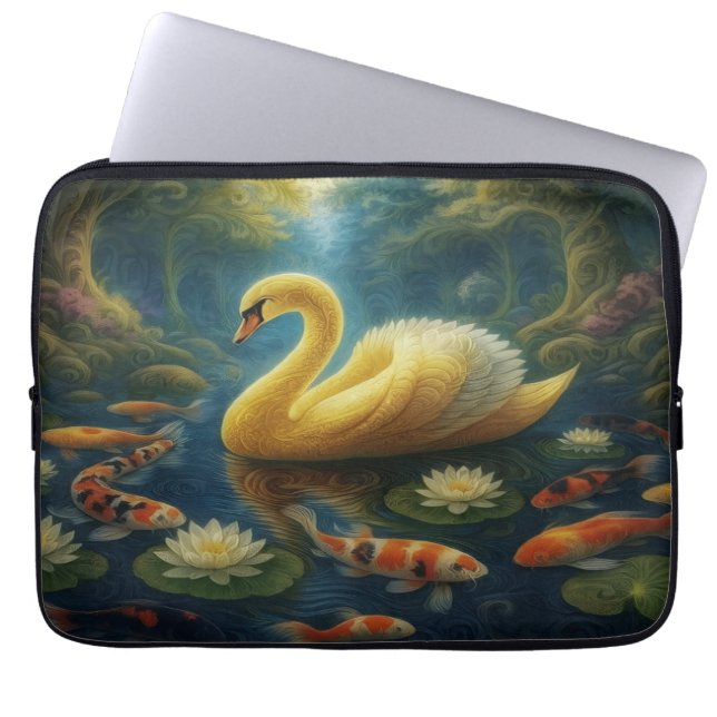 Capa Para Notebook Golden Swan Laptop Sleeve (Frente)