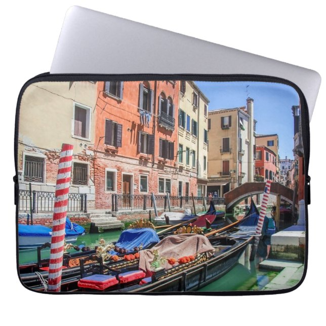 Capa Para Notebook Gôndola tradicional em Veneza (Frente)