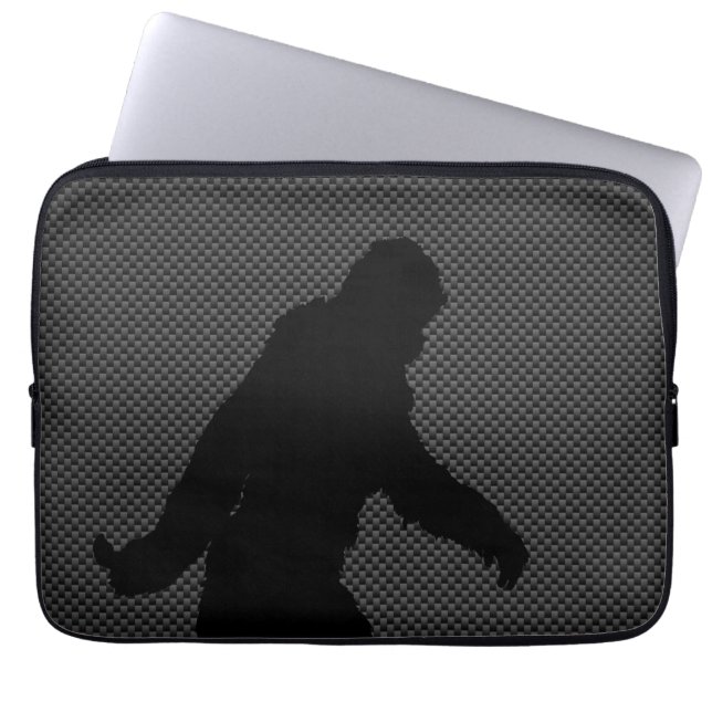 Capa Para Notebook Gone Squatchin For on Carbon Fiber Impressão (Frente)