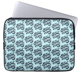 Capa Para Notebook Good Vibes Laptop Sleeve