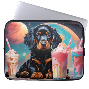 Capa Para Notebook Gordon Setter Puppy N Milkshakes