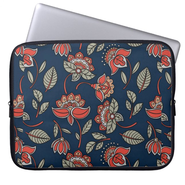 Capa Para Notebook Gorgeous Batik Floral Design (Frente)