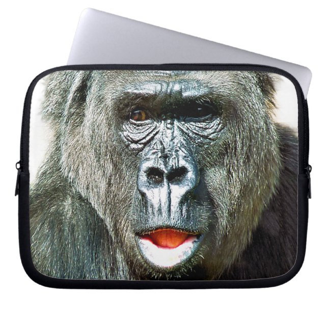 CAPA PARA NOTEBOOK GORILA ENGRAÇADO FOFO (Frente)