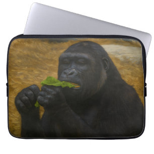 Capa Para Notebook Gorilla Grace - Retrato Realista da Vida Selvagem