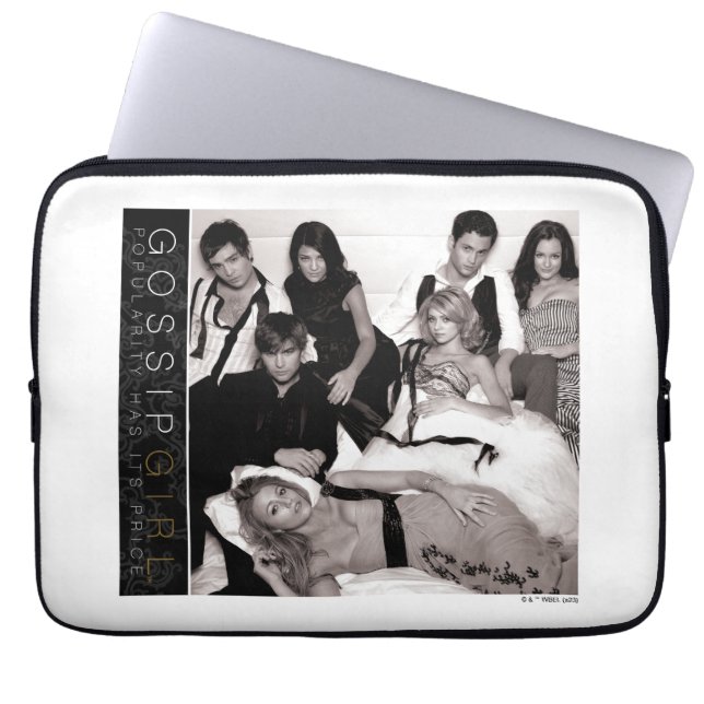 Capa Para Notebook Gossip Girl Black and White Group Graphic (Frente)