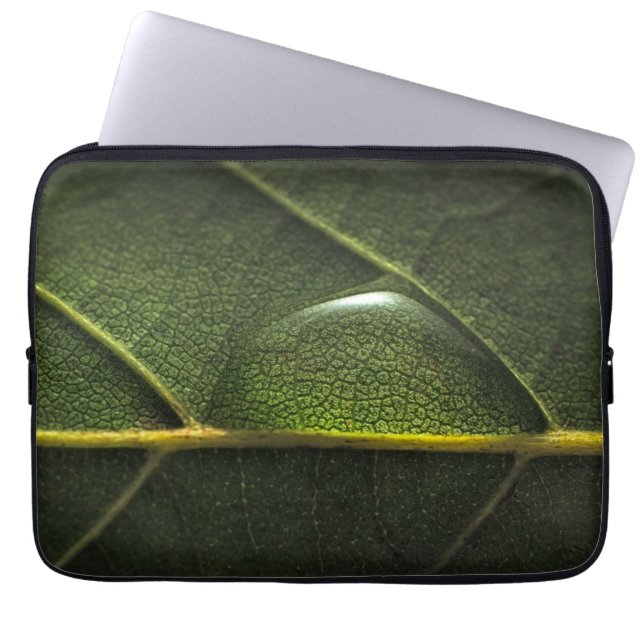 Capa Para Notebook Gotas da folha (Frente)