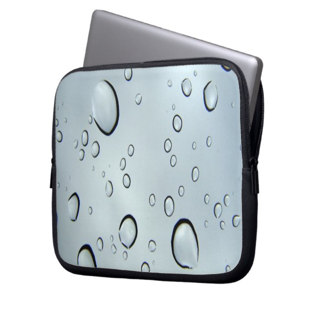 Capa Para Notebook Gotas de Água (Frente Esquerda)