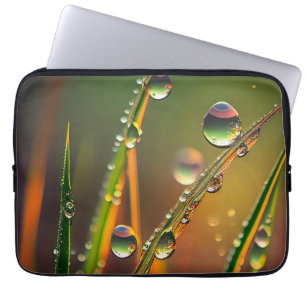 Capa Para Notebook Gotas de Água Calma Natureza Tranquila Zen Pacífic