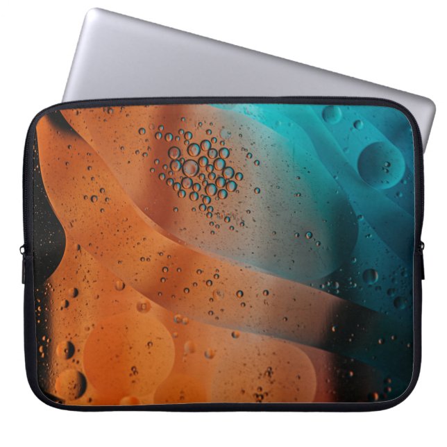 Capa Para Notebook Gotas de água em vidro (Frente)