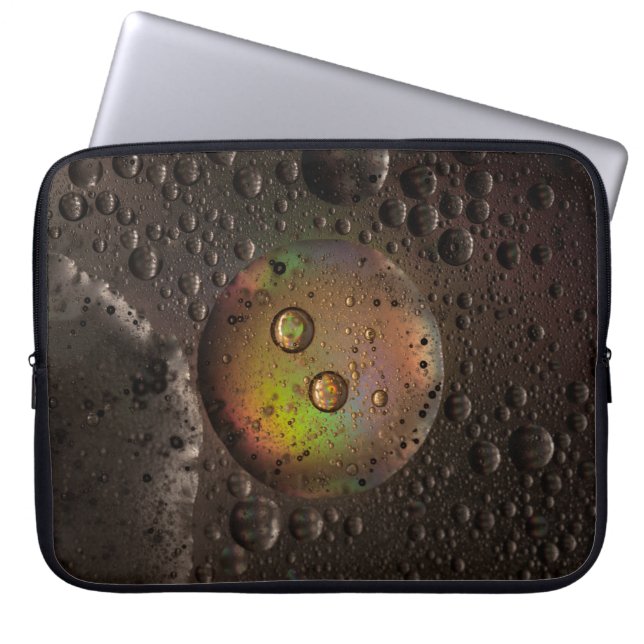 Capa Para Notebook Gotas de água em vidro (Frente)