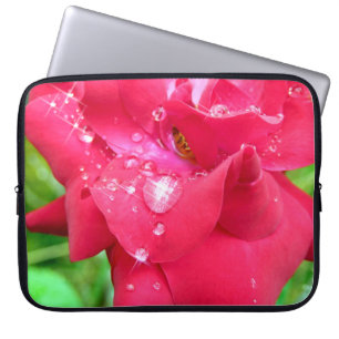 Capa Para Notebook Gotas na Bolsa de laptop de Petais
