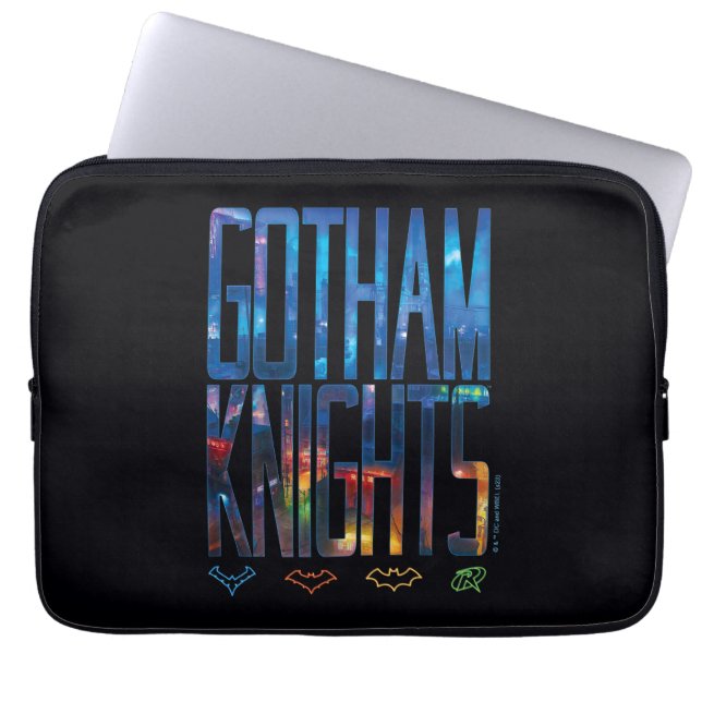 Capa Para Notebook Gotham Knights City Lettering (Frente)