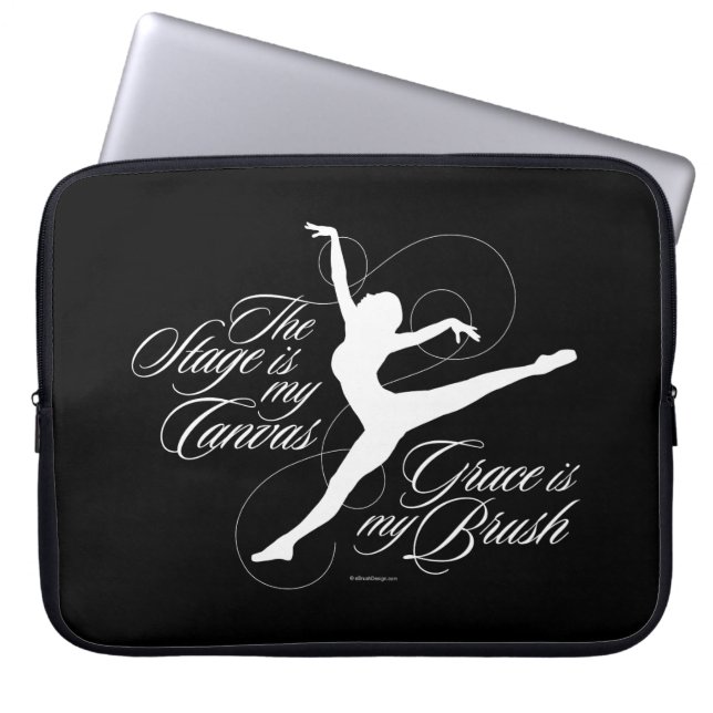 Capa Para Notebook Graça É Meu Pincel (Dança) (Frente)