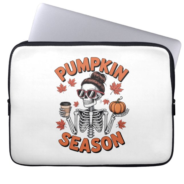 Capa Para Notebook Grace Sobre Grace Fall Pumpkin (Frente)
