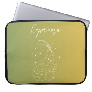 Capa Para Notebook Gradiente de sigla de estrela do horóscopo-zodiaco