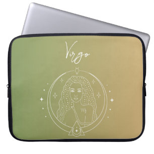 Capa Para Notebook Gradiente de sinal de estrela do horóscopo do Virg