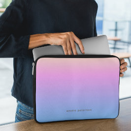 Capa Para Notebook Gradiente e nome do Pastel Summer