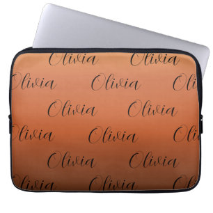 Capa Para Notebook Gradiente marrom caramelo