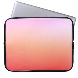 Capa Para Notebook Gradiente Radioso de Pôr do Sol Pastel