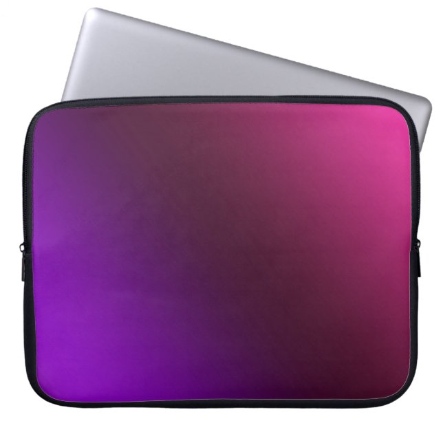 Capa Para Notebook Gradiente, rosa-roxo (Frente)