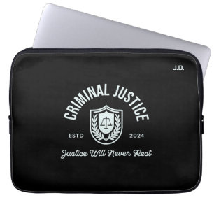 Capa Para Notebook Graduação da Justiça Criminal 2024 "Personalizável