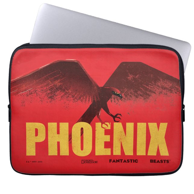 Capa Para Notebook Gráfico de Vingação Phoenix (Frente)