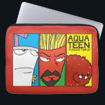 Capa Para Notebook Gráfico do Painel de Caracteres de Força de Fome d<br><div class="desc">Veja este gráfico do painel de personagens com Master Shake,  Frylock e Meatwad da Aqua Teen Hunger Force!</div>