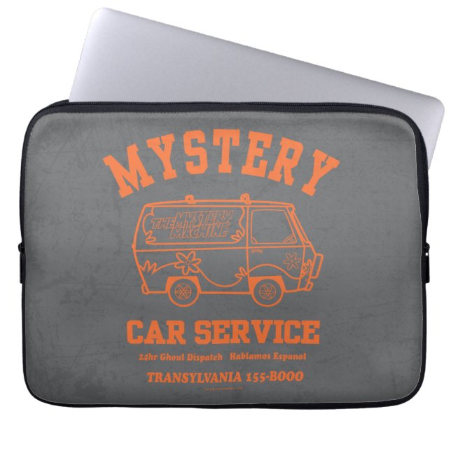 Capa Para Notebook Gráfico Scooby-Doo "Mystery Car Service" (Frente)