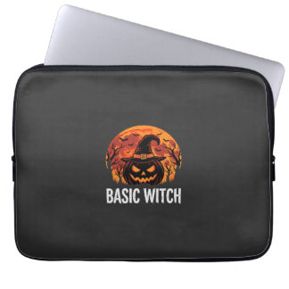 Capa Para Notebook Gráficos Básicos de Halloween Feiticeira Abóbora L