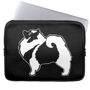 Capa Para Notebook Gráficos Keeshond - Arte de Cachorro Original