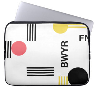 Capa Para Notebook Gráficos modernos e urbanos com tipografia e forma