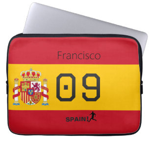 Capa Para Notebook Gráficos personalizados do atleta da seleção espan
